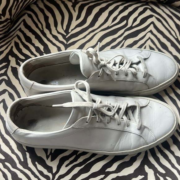 Common projects men’s casual all leather shoe stone color - Picture 1 of 5